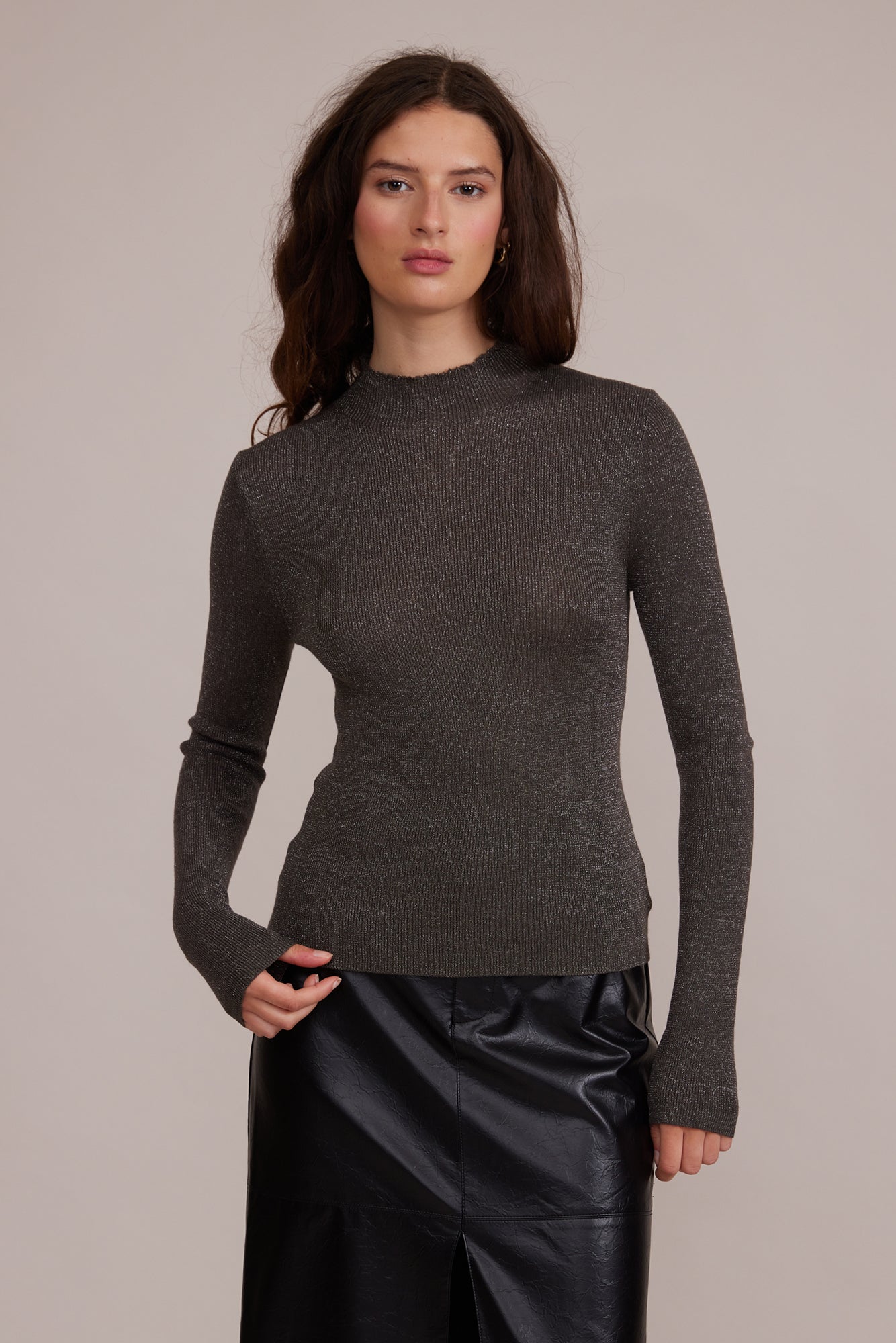 Susanna Mockneck Long Sleeve Top