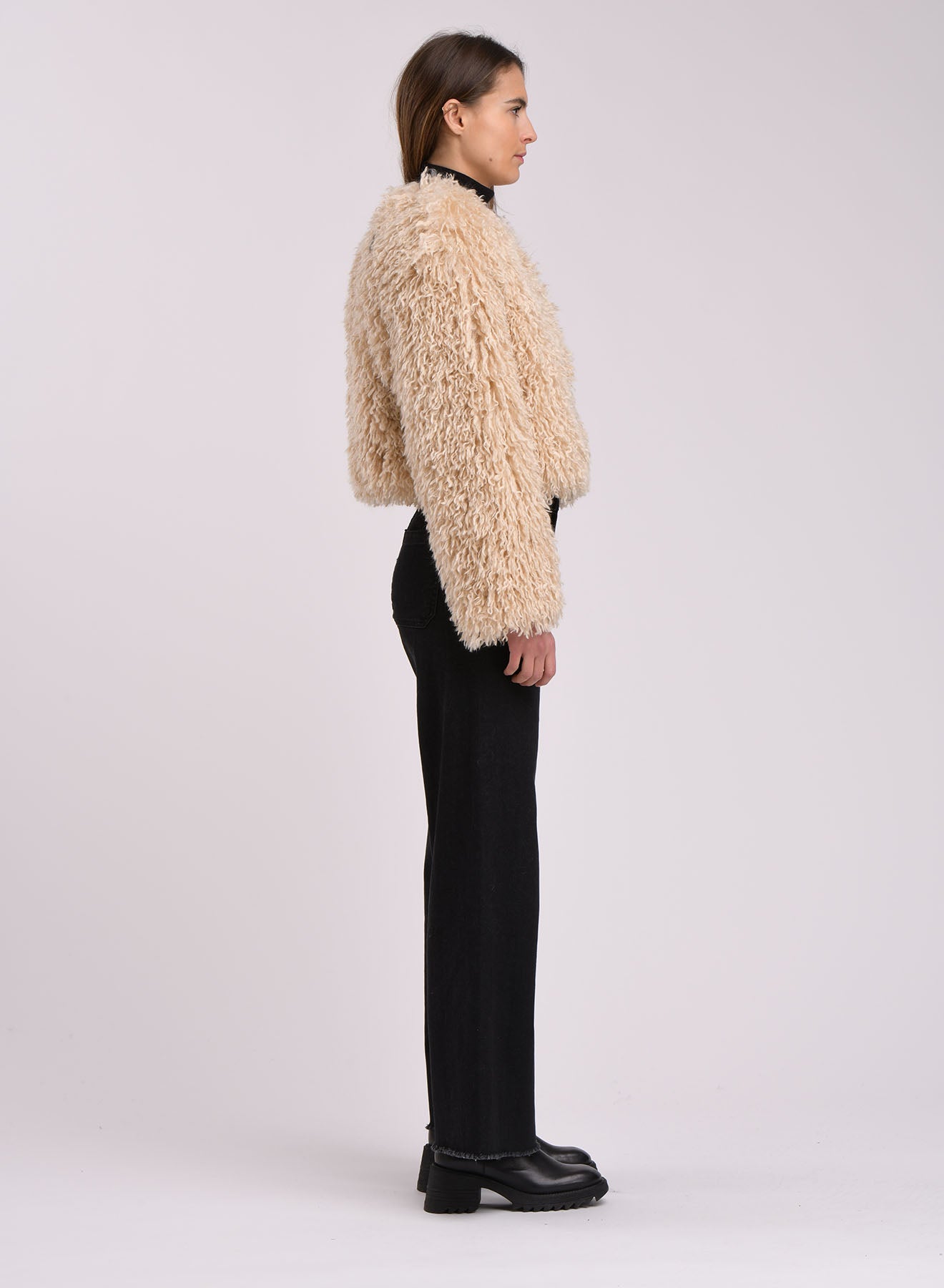 Zarina Faux Shearling Coat